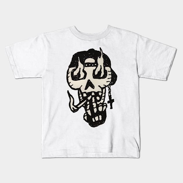 SO*KULL Kids T-Shirt by MattisMatt83